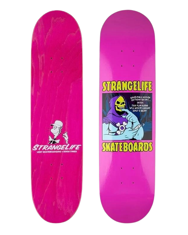 Strange Life Skeletor Deck - Pink