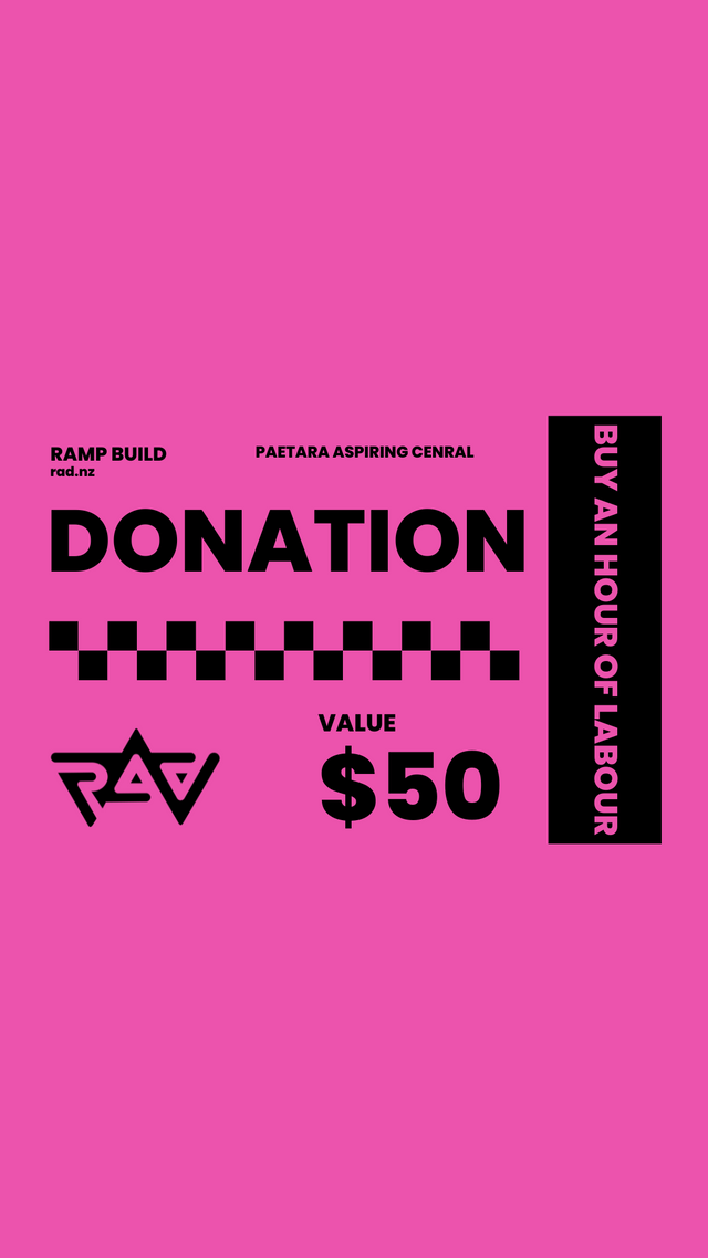 $50 Donation - Buy an hour of labour