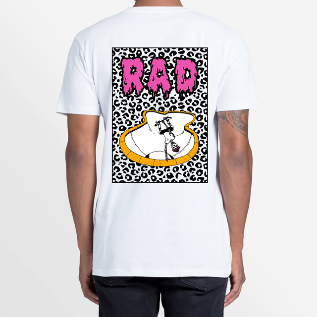 Rad Leopard Tee - Black/Pink